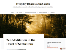 Tablet Screenshot of everydaydharma.org